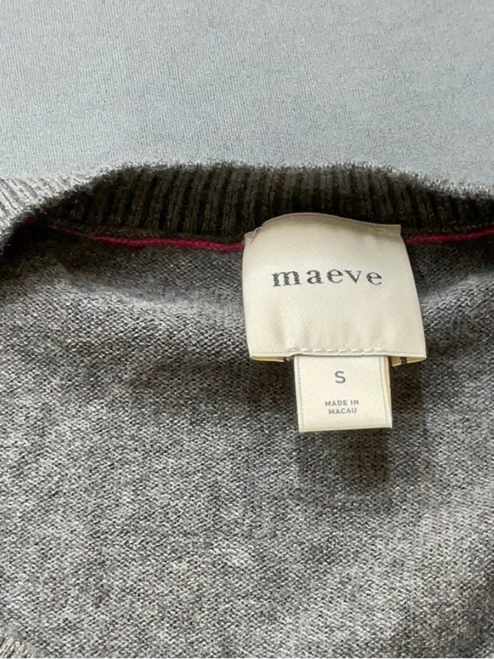Anthropologie Maeve Charcoal Gray Short Sleeve Button Cardigan NWT - Picture 6 of 6